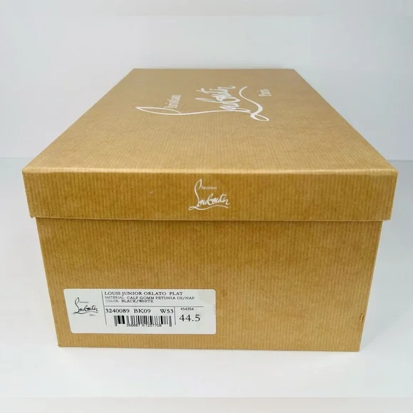 CHRISTIAN LOUBOUTIN Louis Junior Orlato Flat Petunia Sneakers EU 44.5 - US 11.5 - Picture 2 of 12